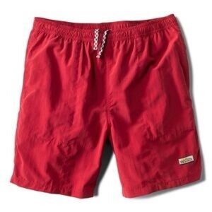 Orvis Red Swim Trunks Men’s L • 7” Inseam • UPF 50 • Quick-Dry Nylon